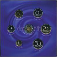 2007. 1Ft-100Ft (8xklf) forgalmi sor, benne 50Ft "50 éves a Római Szerződés" T:PP Adamo FO...