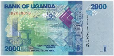 Uganda 2013. 2000Sh T:I-,II Uganda 2013. 2000 Shillings C:AU,XF