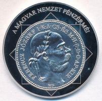 DN "A magyar nemzet pénzérméi - Az első magyar korona 1892-1925" Ag emlékérem (10,37g/0.99...