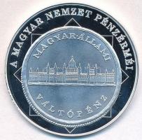 DN "A magyar nemzet pénzérméi - Az utolsó pengő 1944-1946" Ag emlékérem tanúsítvánnyal (10...