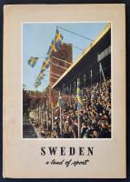 Sweden a land of Sport. Edited by the Swedish Sports Federation. Stockholm 1949. With complimentary card of Björn Kjellström.
