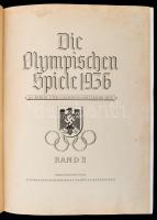 1936 Olympia 1936. Die XI. olympischen Spiele Berlin - Garmisch Partenkirchen. Band I.- II. 2 db gyű...