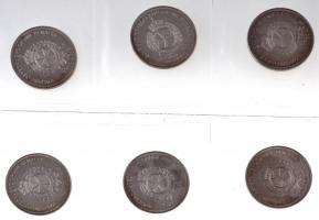 Máltai Lovagrend 2004. 100L Cu-Ni "Csatlakozás az EU-hoz" (37x) az érmék fóliatokban T:PP,...