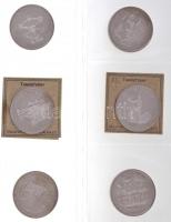 Máltai Lovagrend 2004. 100L Cu-Ni "Csatlakozás az EU-hoz" (37x) az érmék fóliatokban T:PP,...