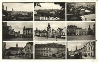 Pelhrimov, mult-view postcard (EK)