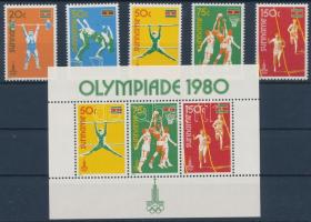 Olympics set + block, Olimpia sor + blokk
