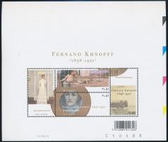 Fernand-Khnopff-kiállítás blokk, Fernand-Khnopff exhibition block