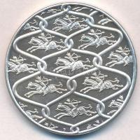 Fritz Mihály (1947-) 1996. "MÉE Budapest - A honfoglalás emlékére" Ag emlékérem (35,77g/0....