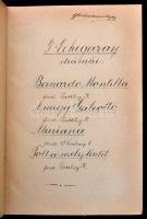 Echegaray József négy munkája (egybekötve):
Bernardo Montilla. A nagy Galeotto. Mariana Folt, a mel...