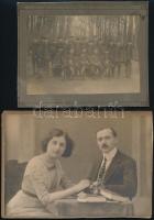 cca 1911-1940 Vegyes fotó tétel, közte katonai fotókkal, ferrotípiával, automobilról készült fotóval...