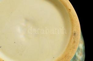 Iparművészeti Vállaltos Gorka zodiákus váza, mázas kerámia, jelzett, hibátlan, m:25 cm