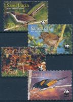 WWF Songbirds set 4 FDC WWF: Énekesmadarak sor 4 db FDC-n