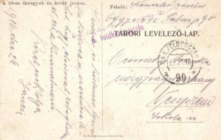 Boldog Újévet! / WWI K.u.K. New Year greeting card with soldier and children in the snow s: K. Feier...