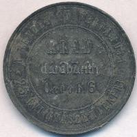 Arad 1874. "Az aradi vértanúk kivégzésének 25. évfordulójára" Zn emlékérem. "SZABADSÁ...