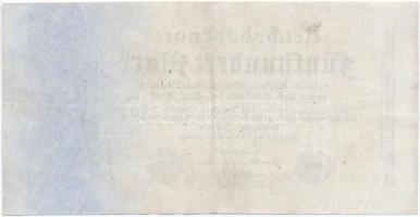 Németország / Weimari Köztársaság 1922. 500M hét jegyű, zöld sorszámmal T:III
Germany / Weimar Repu...