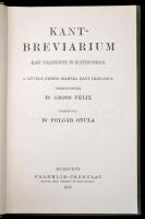 Kultura és Tudomány sorozat 3 kötete.
Kant-breviarium. Kant világnézete és életfelfogása. Összeállí...