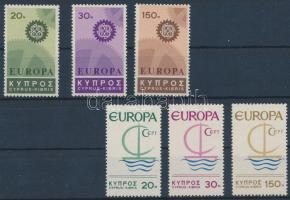 Europa CEPT 1966-1967 2 klf sor, Europa CEPT 1966-1967 2 sets