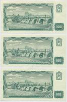 Csehszlovákia 1961. 100K (3x) sorszámkövetők T:II
Czechoslovakia 1961. 100 Korun (3x) sequential se...