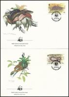 WWF: Boa sor + 4 db FDC WWF: Boa set + 4 FDC