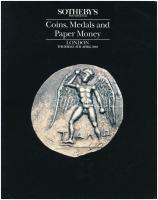 3db Sotheby's numizmatikai árverési katalógus 1991, 1992 és 1993-as évek, használt, de jó állap...