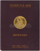 3db francia numizmatikai árverési katalógus az 1973, 1977 és 1978-as évekből, használt, de jó állapo...