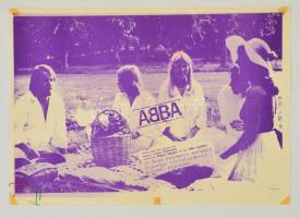 1978 Abba filmplakát, kis folttal, 35x50 cm