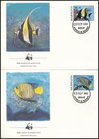 WWF: Fish set + 4 FDC WWF: Halak sor + 4 db FDC