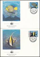 WWF: Fish set + 4 FDC WWF: Halak sor + 4 db FDC