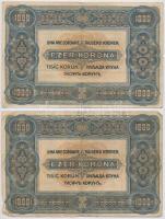 1920. 1000K "Orell Füssli Zürich" T:III,III- kis szakadások Adamo K36