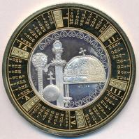 Sülle Mária 2000. "A Magyar Állam 1000 éves" Ag emlékérem, körülötte aranyozott Br "2...