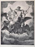 Wagner János: A képzőművészet remekei. 1-4. köt. Bp. - Eperjes, 1884, Divald Károly. Kopott gerincű,...