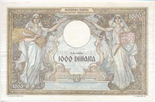 Jugoszlávia 1931. 1000D T:III kis szakadások
Yugoslavia 1931. 1000 Dinara C:F small tears
Krause 2...