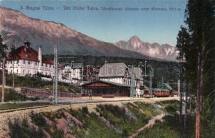 Tátrafüred, Bad Alt-Schmecks, Novy Smokovec; villamos vasút végállomás / tramway station