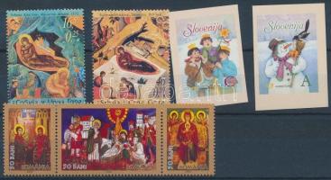 Karácsony motívum 2005-2006 2 klf sor + 1 önálló érték, Christmas 2005-2006 2 sets + 1 stamp