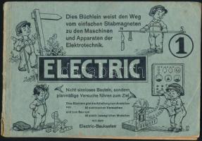 1932 Electric Baukasten képekkel illusztrált, német nyelvű katalógus, 80p