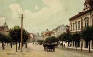 Nagykanizsa, Fő tér. Schwarz és Tauber kiadása (EK)