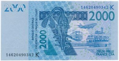 Nyugat-afrikai Államok 2003. 2000Fr T:I
West African States 2003. 2000 Francs C:UNC