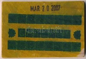 Gaferut-sziget 2007. 15m fából készült zseton T:2
Gaferut Island 2007. 15 Minim wood token C:XF