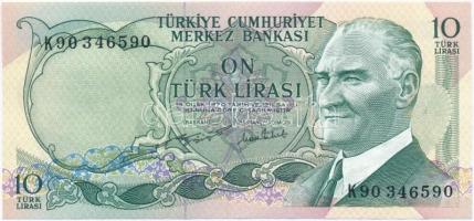 Törökország 1970 (1975) 10L T:I-,II Turkey 1970 (1975) 10 Lirasi C:AU,XF Krause 186