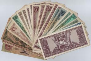 30db-os vegyes magyar pengő bankjegy tétel T:III,III-