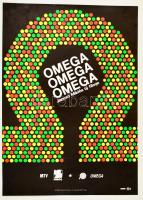 1984 Omega Omega Omega, a zenekarról készült koncertfilm plakátja, rendezte: Jancsó Miklós, 56x40 cm