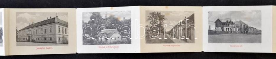 Kisbér, Római katolikus templom, Báró Wenckheim Béla emlékszobra, Állami Nagyvendéglő. floral Art No...