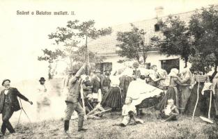 Keszthely, szüreti mulatság a Balaton mellett II. Mérei Ignác kiadása (r)