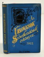 1913 Az Úrlovasok Szövetkezetének évkönyve 1912, 20. évfolyam, összeállította Magyar Elek, reklámokkal, kiadói egészvászon kötés, kissé kopott, 254p