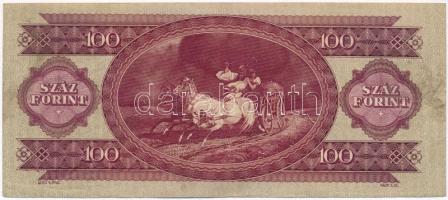 1947. 100Ft T:III
Hungary 1947. 100 Forint C:F 
Adamo F27