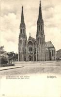 Budapest VII. Erzsébetvárosi római katolikus templom + 1911 Budai Ifjak Köre (EK)