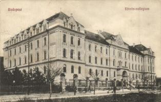 Budapest XI. Ménesi út 11-13. Eötvös Collegium. Klein Sándor kiadása (EK)