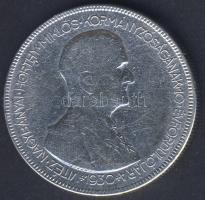 1930. 5P Ag "Horthy jobbra" T:3