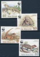 WWF Gyíkok sor + sor 4 FDC-n WWF Lizards set + set on 4 FDCs