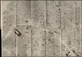 Párisi Kalauz. Kiadja a Magyar Hírlap. Bp.,1900, Pallas, 121+1 t. kihajtható térkép. Kiadói papírköt...